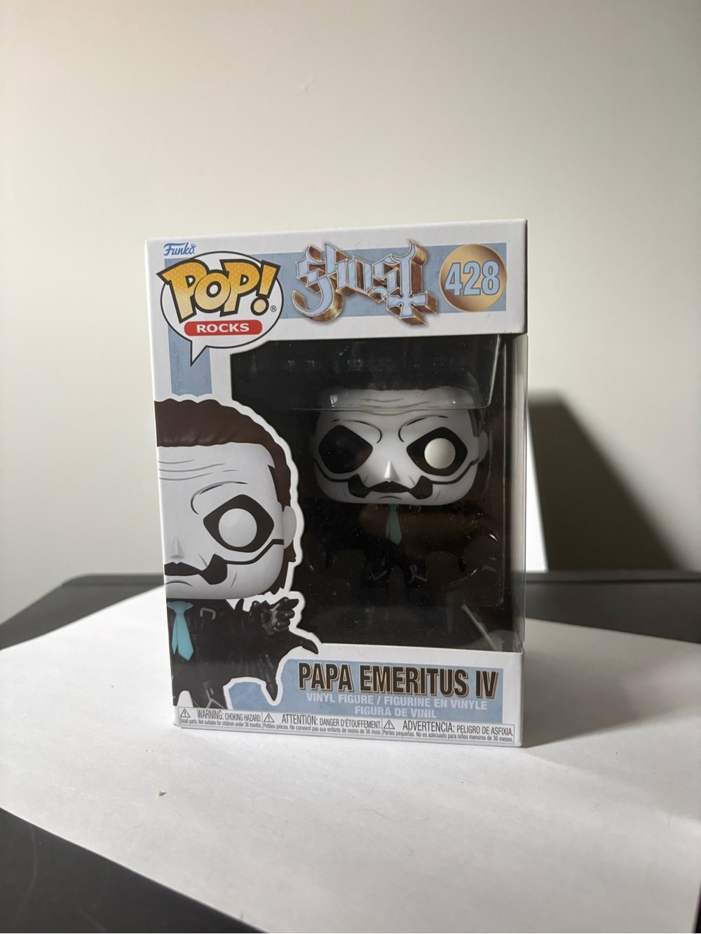 Funko Papa Emeritus IV Vinyl Figure - White, Black & Teal Accents